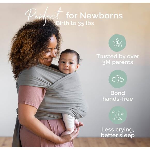 Infant Sling (Gray) by Boba - Picture 5 of 5